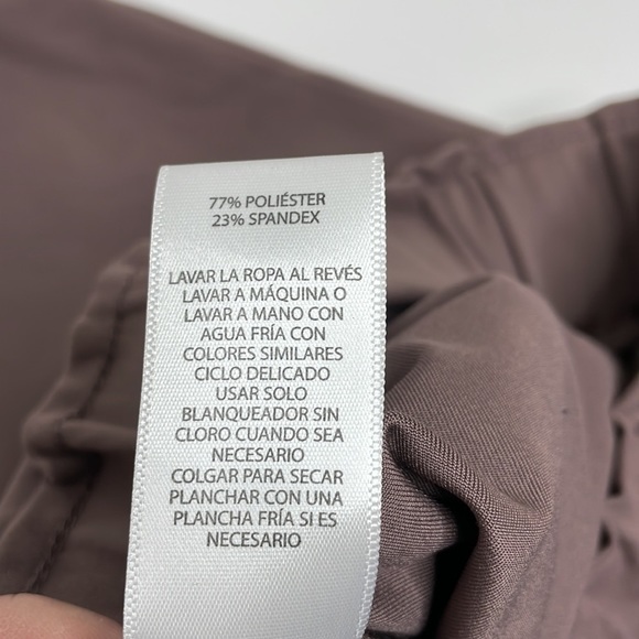 Joie Mauve Drawstring Waistband Ankle Slit Casual Pants Medium - Picture 6 of 13